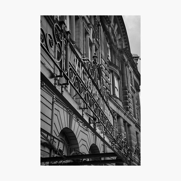 Victoria Station Sign Photographic Print