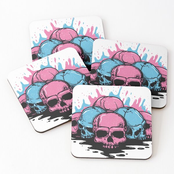 Item preview, Bubble Gum Skulls designed and sold by NadyaOrangeKiss.