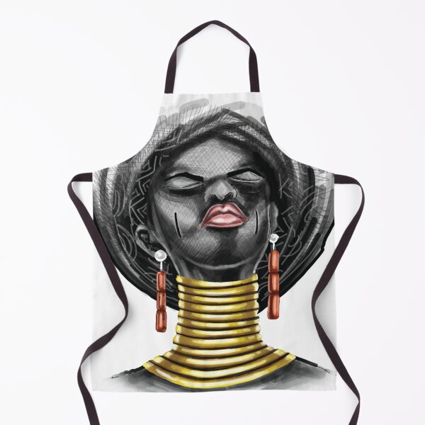 Item preview, Heavily Jeweled Black African Woman With Eyes Closed designed and sold by Kainene.