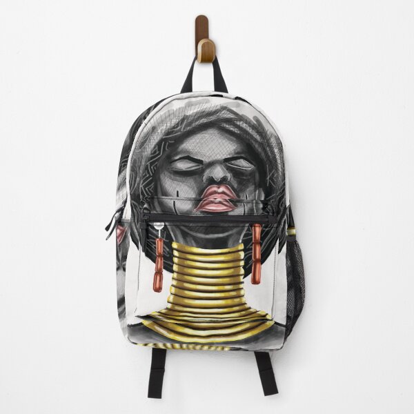 Item preview, Heavily Jeweled Black African Woman With Eyes Closed designed and sold by Kainene.