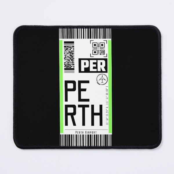 Item preview, PERTH (PER) Australia classic luggage tag flight stickers designed and sold by LeddsoDello.