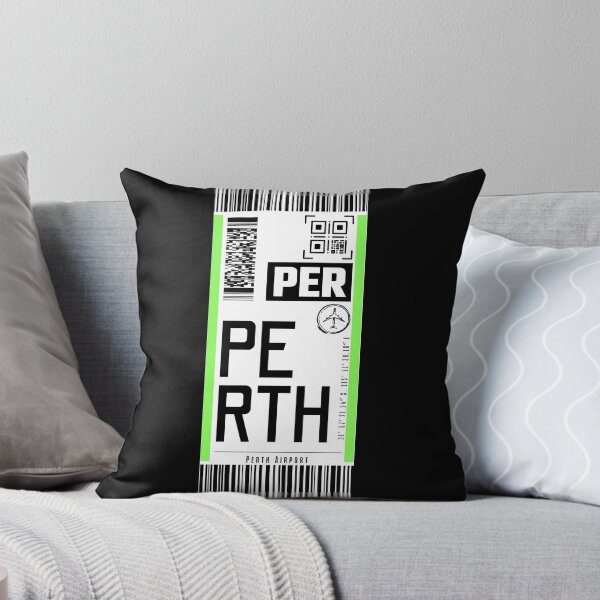 Item preview, PERTH (PER) Australia classic luggage tag flight stickers designed and sold by LeddsoDello.