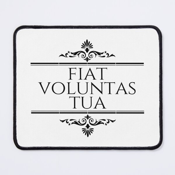 Item preview, Fiat Voluntas Tua - Thy Will Be Done - The Lords Prayer - Stacked Black designed and sold by ElementJourney.