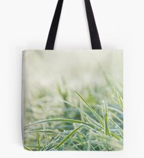frozen grass Tote Bag