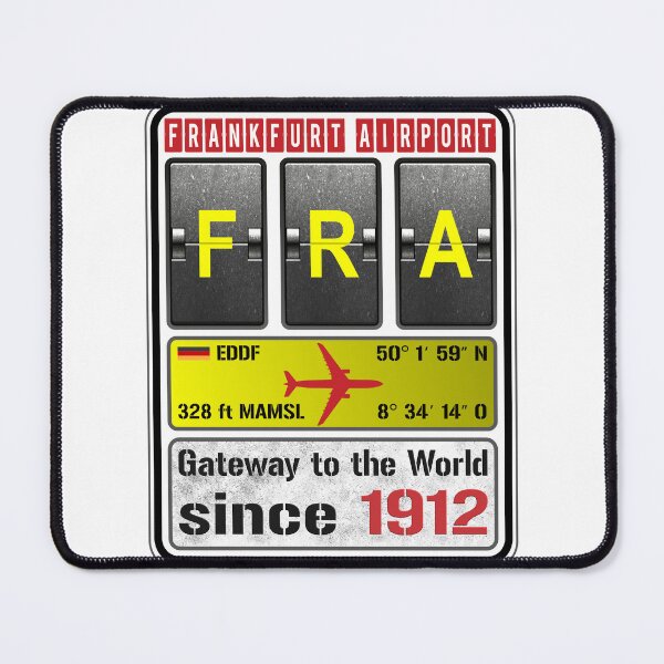 Item preview, FRA Frankfurt Main Airport Germany Gift Shirt designed and sold by FouDeeziner.