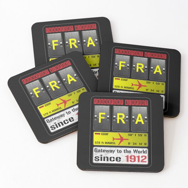 Item preview, FRA Frankfurt Main Airport Germany Gift Shirt designed and sold by FouDeeziner.