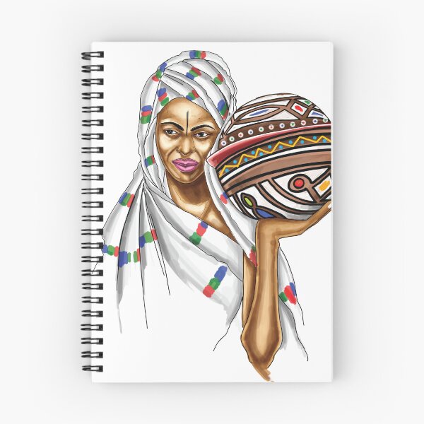 Item preview, Beautiful Fulani Woman Carrying Calabash designed and sold by Kainene.