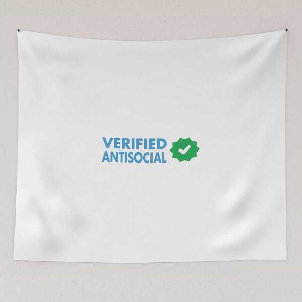 Item preview, Verified Antisocial designed and sold by Mannoucha ⭐⭐⭐⭐⭐ ( 1,978 reviews ).