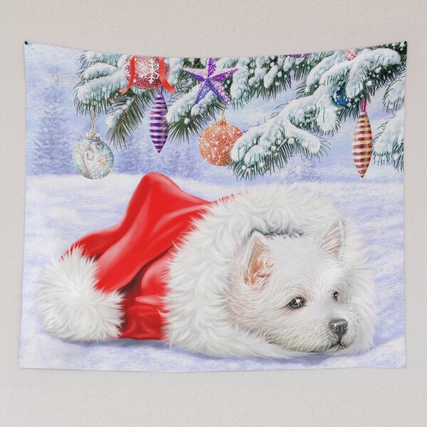 Item preview, CHRISTMAS WESTY DOG designed and sold by SCOTTYBOYART.
