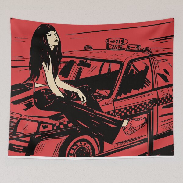 Item preview, Tokyo Japan Kabukicho Red Light District Night Riders  designed and sold by Shop Hakari.