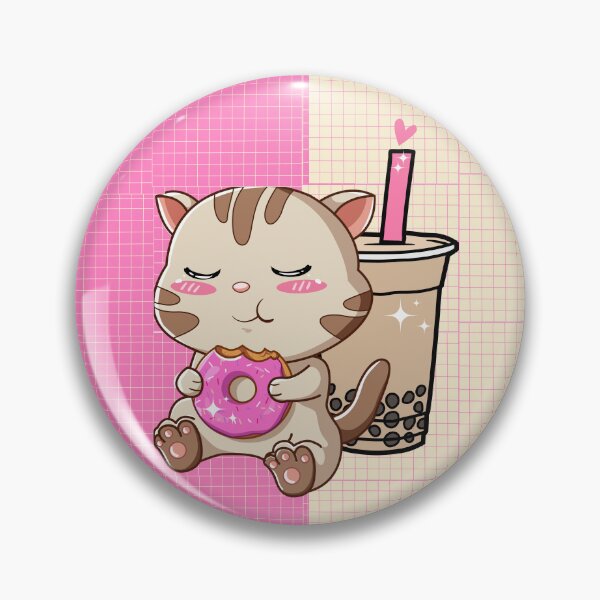 Item preview, Cat Boba Tea Bubble Tea Anime Kawaii designed and sold by artlaila.