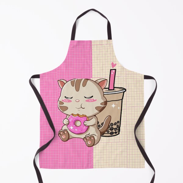 Item preview, Gato Boba Té Burbuja Té Anime Kawaii designed and sold by artlaila.