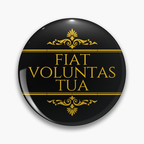 Item preview, Fiat Voluntas Tua - Thy Will Be Done - The Lords Prayer - Stacked Gold designed and sold by ElementJourney.