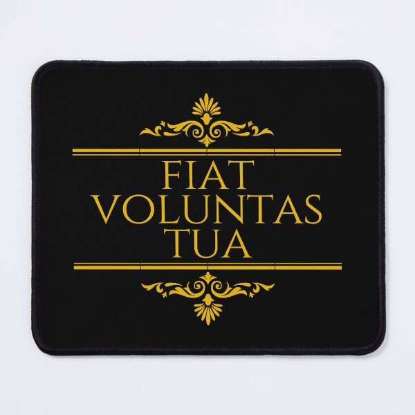 Item preview, Fiat Voluntas Tua - Thy Will Be Done - The Lords Prayer - Stacked Gold designed and sold by ElementJourney.