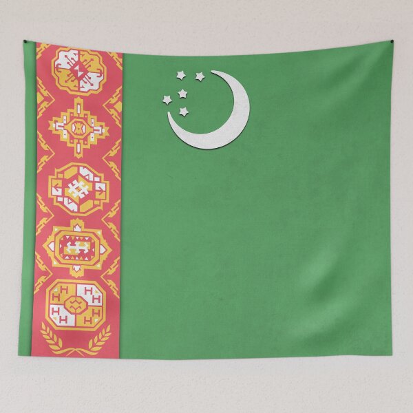 Item preview, Turkmenistan designed and sold by FlatFlags.