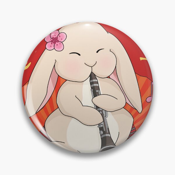 Item preview, Clarinet Bunny Chinese New Year of the Rabbit 2023 designed and sold by Jazznote.