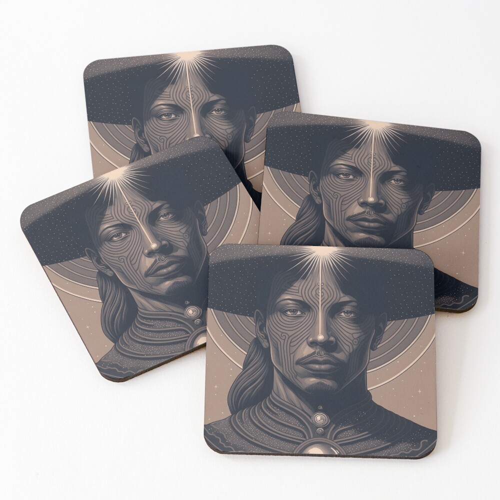 Item preview, Coasters (Set of 4) designed and sold by DistortedMonkey.