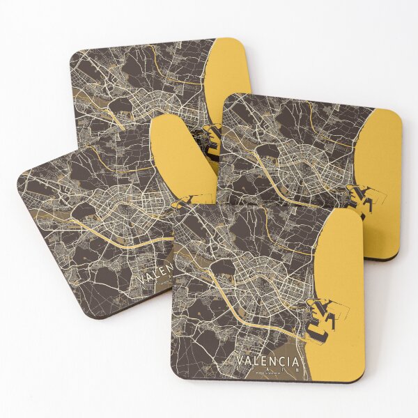 Item preview, Valencia City Map of Spain - Pastel designed and sold by deMAP.
