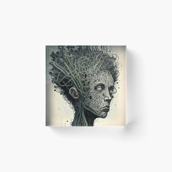 Item preview, woman portrait bizarre designed and sold by mrlongfield.