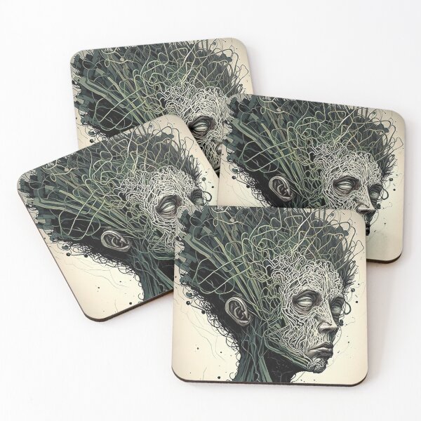 Item preview, woman portrait bizarre designed and sold by mrlongfield.