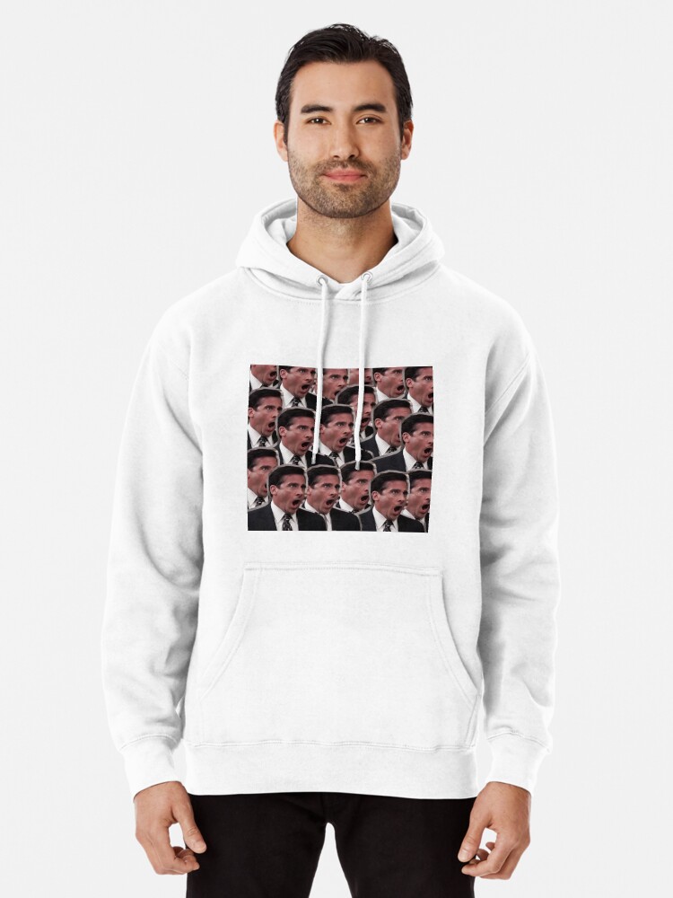 Michael Scott Collage The Office US Pullover Hoodie for Sale by effsdraws Redbubble