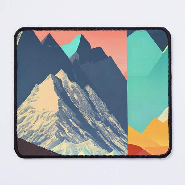 Item preview, Red and Blue Mountain Range Gift designed and sold by TMelonShop.