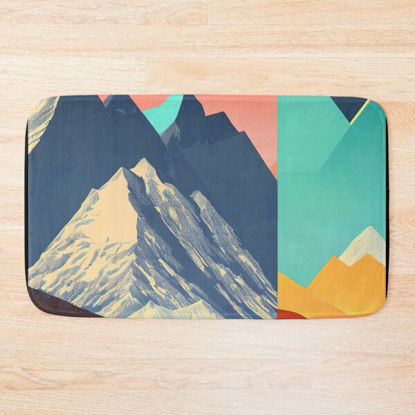 Item preview, Red and Blue Mountain Range Gift designed and sold by TMelonShop.