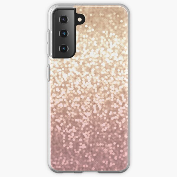 Champagne and Blush Glitter Ombre Samsung Galaxy Soft Case