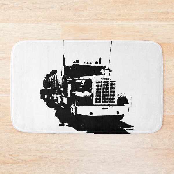 Item preview, Freightliner classic 1980s big rig truck monoblock black designed and sold by soitwouldseem.