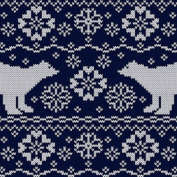 Aperçu de l'œuvre Ours polaire jacquard de olgart