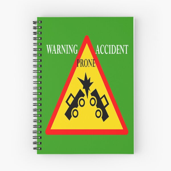 Item preview, Warning Accident Prone designed and sold by PremiumDesignz.