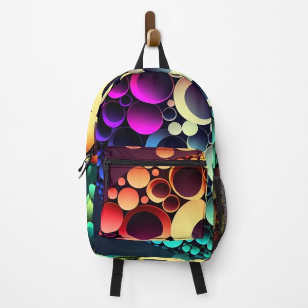 Item preview, "Makenna" - Balls Circle Sphere Abstract Pattern in Black, Red, Green, Blue, Purple, Pink, Cyan, Magenta, Orange, Black, Grey designed and sold by HiArtify ❤️.