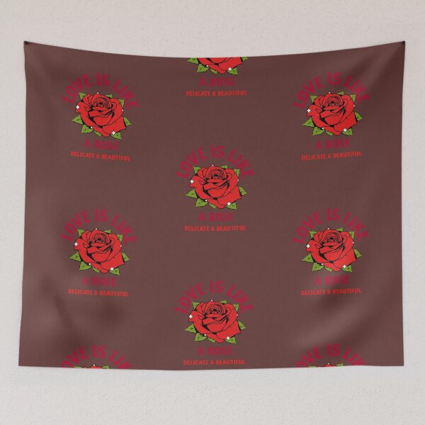 Item preview,  Love is like a Rose Delicate and Beautiful: Red Rose designed and sold by Bright76.