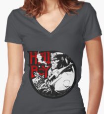 HellBoy Women's Fitted V-Neck T-Shirt