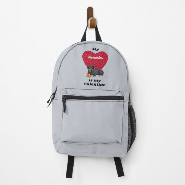 Item preview, My Rottweiler Is My Valentine - Rottie with Heart designed and sold by SeasonalDogs.