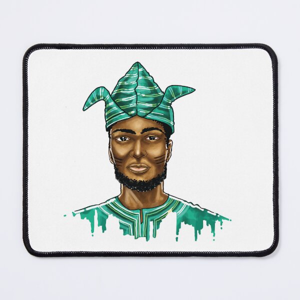 Item preview, Yoruba Man With Tribal Marks Staring designed and sold by Kainene.