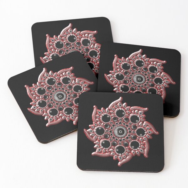 Item preview,  Red and black Mandala designed and sold by ShreecreatE.