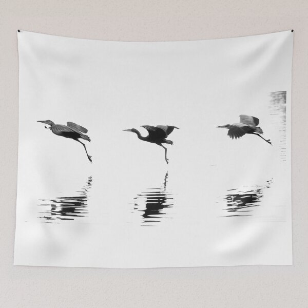 Item preview, Heron on the lake designed and sold by martin bullimore.