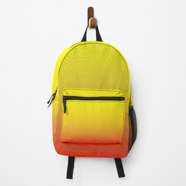 Item preview, Backpack gradient halftone yellow orange designed and sold by tretyakov.