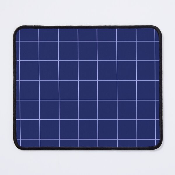 Item preview, Dark blue grid pattern designed and sold by Alicia-Lee.