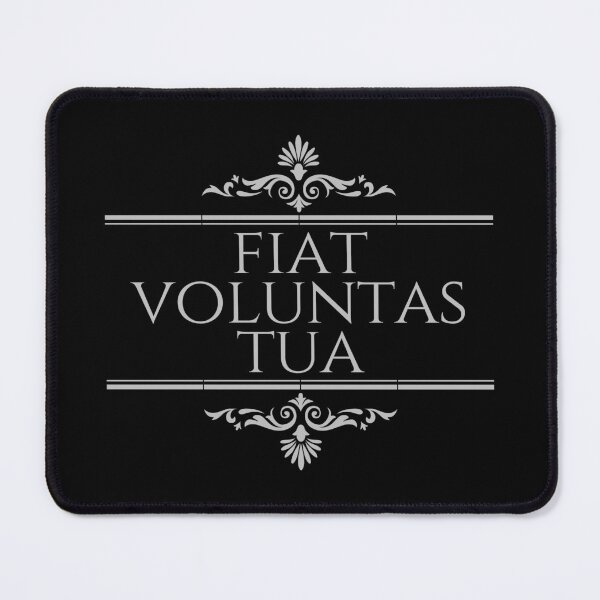 Item preview, Fiat Voluntas Tua - Thy Will Be Done - The Lords Prayer - Stacked Silver designed and sold by ElementJourney.