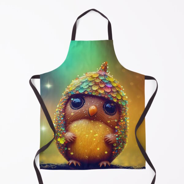 Item preview, Adorable little rainbow acorn monster in autumn  designed and sold by Fantasy Dream.