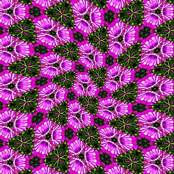 Artwork thumbnail, Pink Daisy Pattern by Patternflower