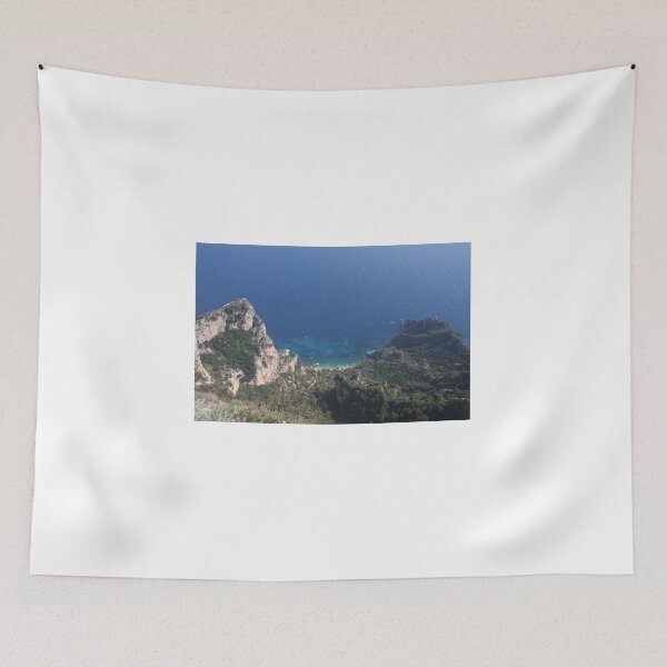 Item preview, View of Capri Italy beach from the mountains designed and sold by Ilan Cohen.