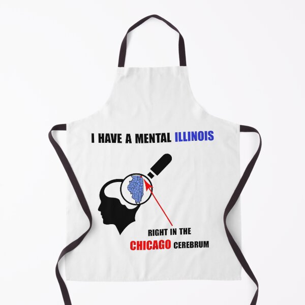 Item preview, I have a mental Illinois right in the Chicago cerebrum designed and sold by 4Rectangles.