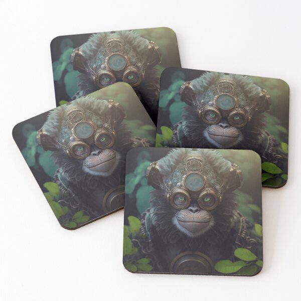 Item preview, Potrait of Tech Monkey Apes designed and sold by ARTeez⭐️⭐️⭐️⭐️⭐️.