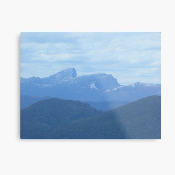 Frenchman's Cap - aerial view - Tasmania Metal Print