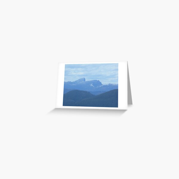 Frenchman's Cap - aerial view - Tasmania Greeting Card