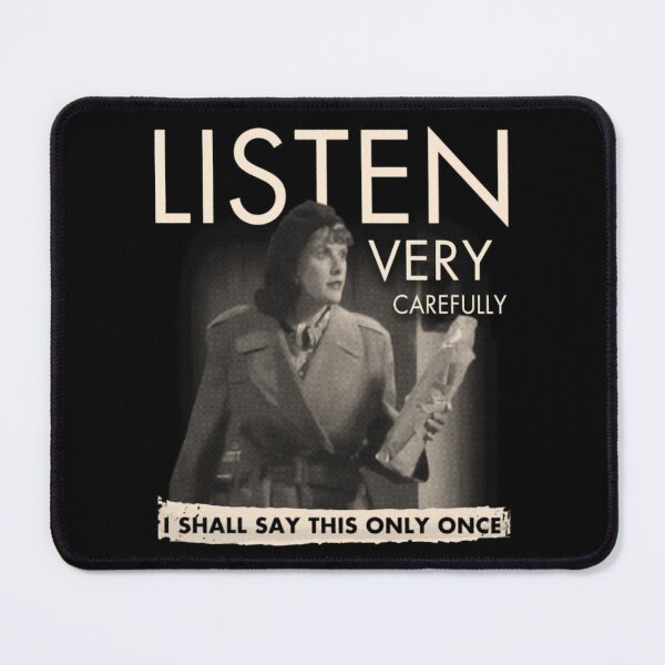 Item preview, Listen Very Carefully designed and sold by Aleksandar Kostjuk.