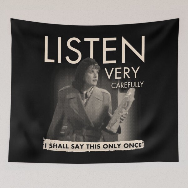 Item preview, Listen Very Carefully designed and sold by Aleksandar Kostjuk.
